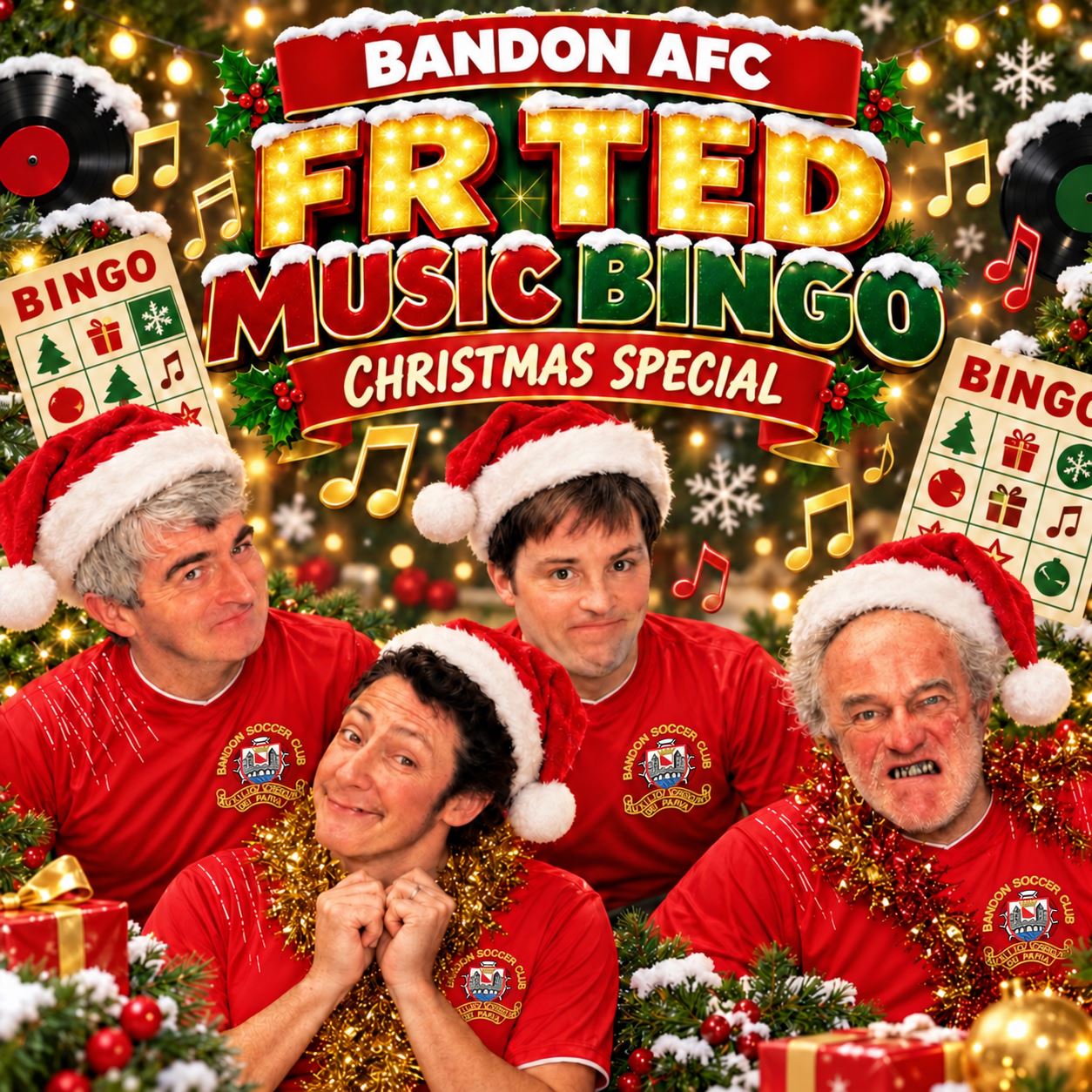 Festive Fr Ted Music Bingo Christmas Special artwork